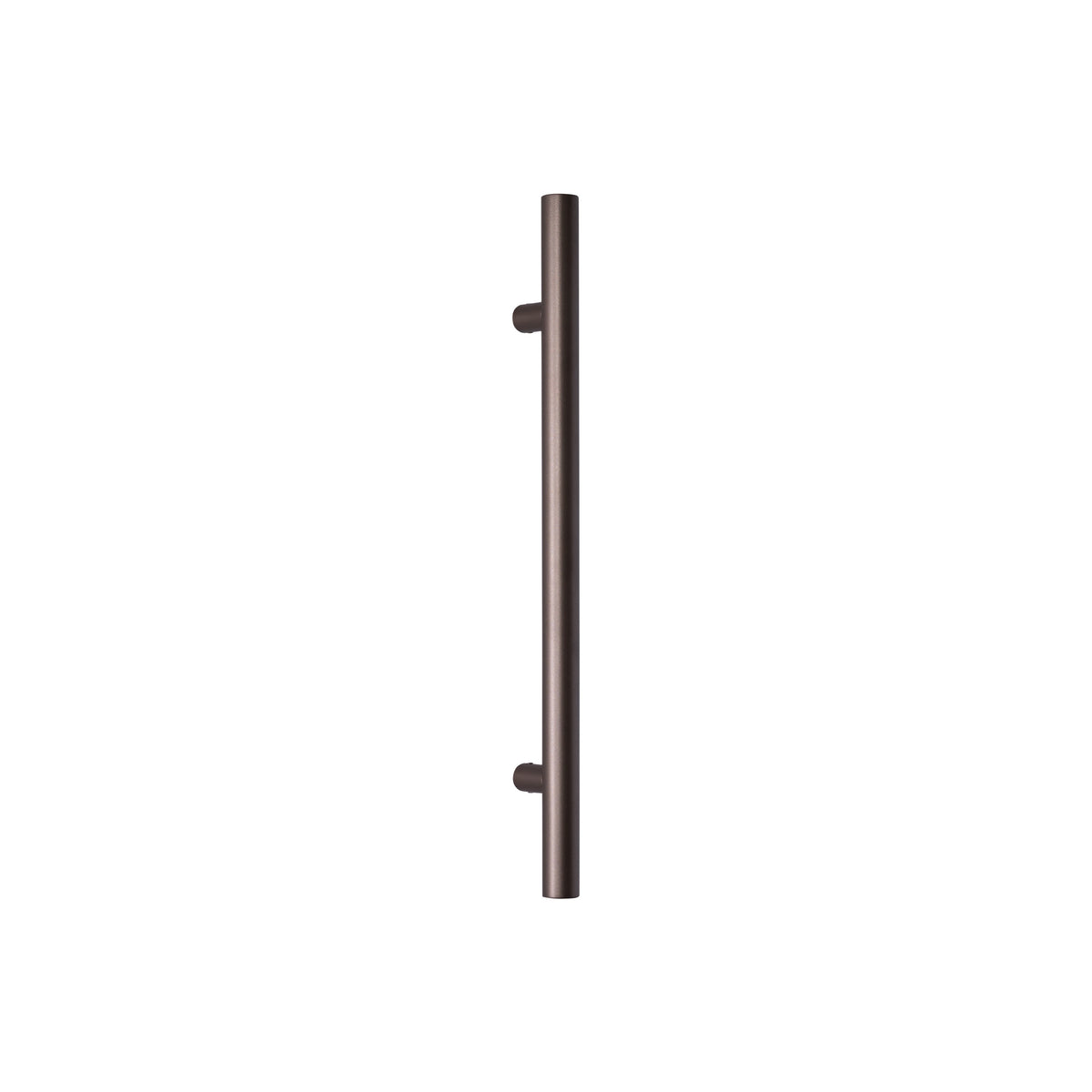 Round Tubular pull handle 32mm in bronze, side view showing both legs