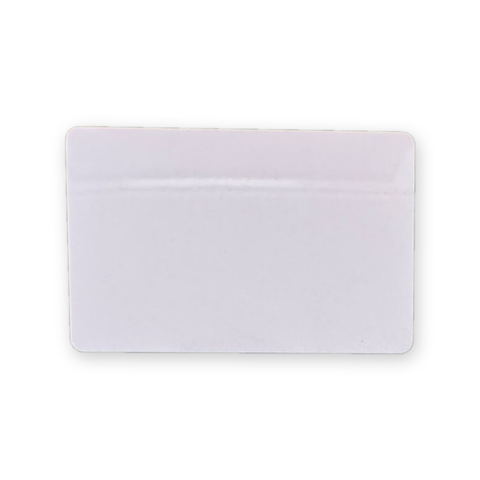 Blank white RFID access card for KS250 and KS300 smart locks, credit card size