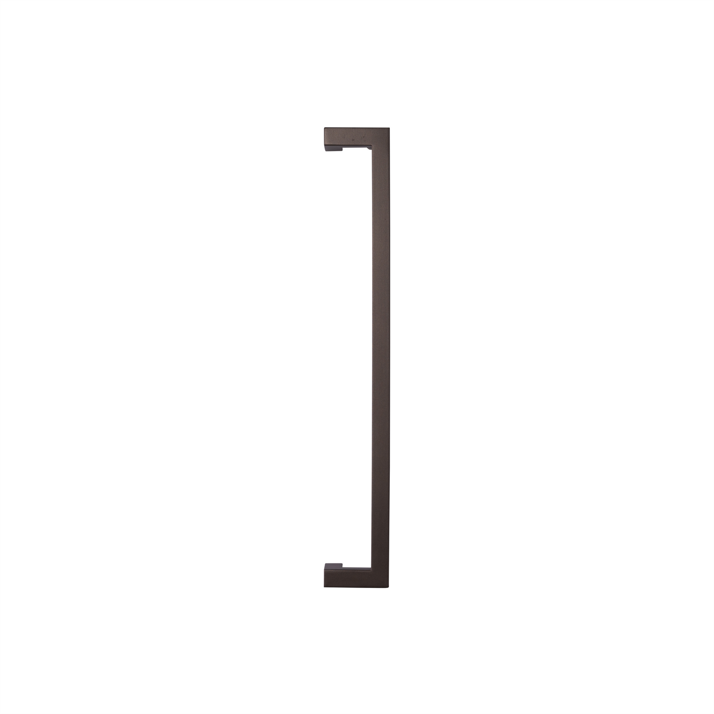 Square Offset Pull Handle in bronze