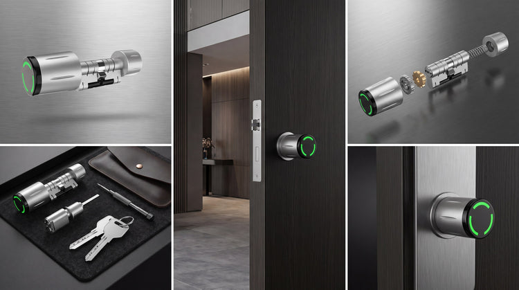 Smart lock cylinders and barrels