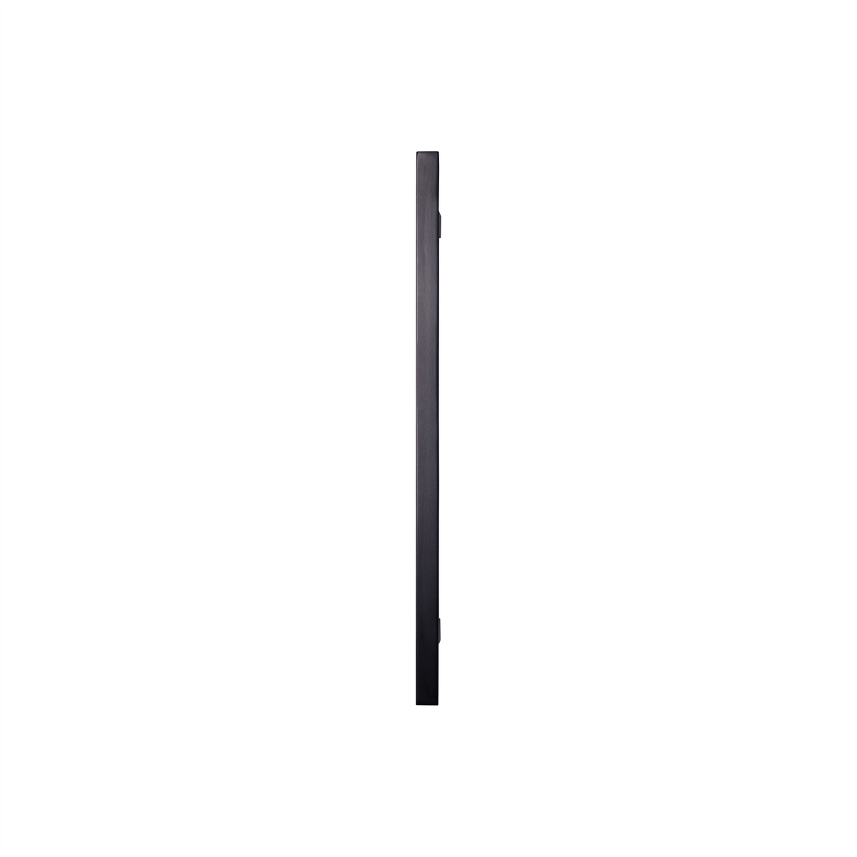 Square T-Bar Pull Handle 25mm in matte black powder coat