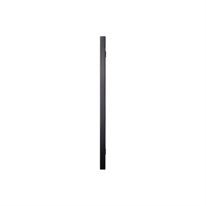 Square T-Bar Pull Handle 25mm in matte black powder coat