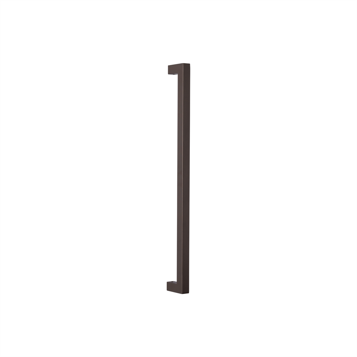 Straight Square Pull Handle 25mm in bronze powder coat