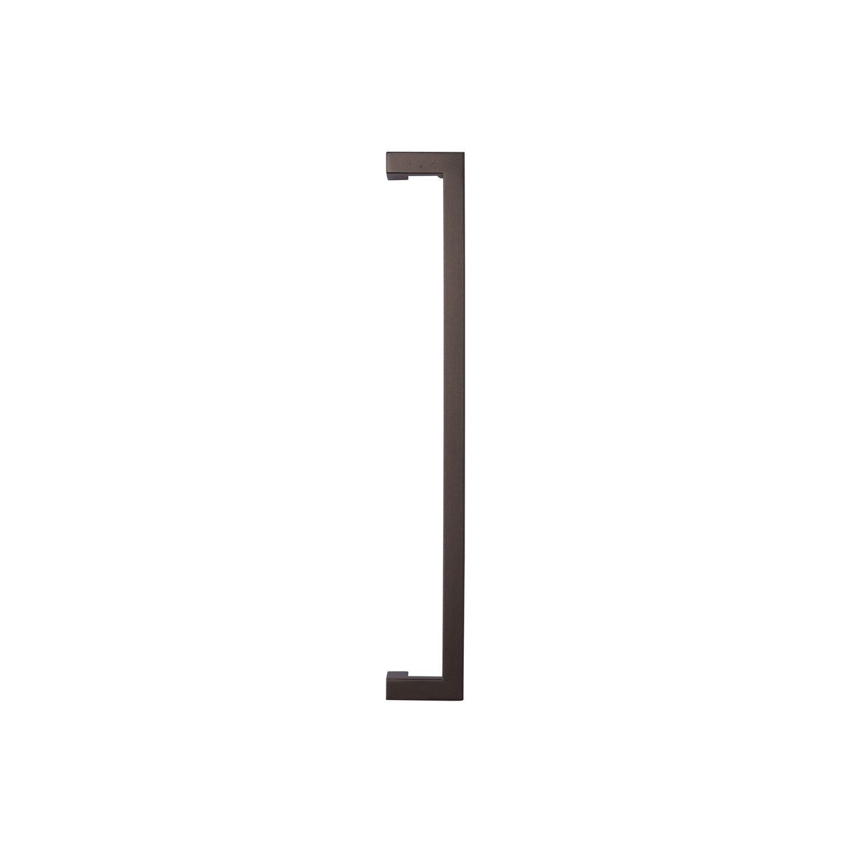 Square Offset Pull Handle 25mm in bronze powder coat
