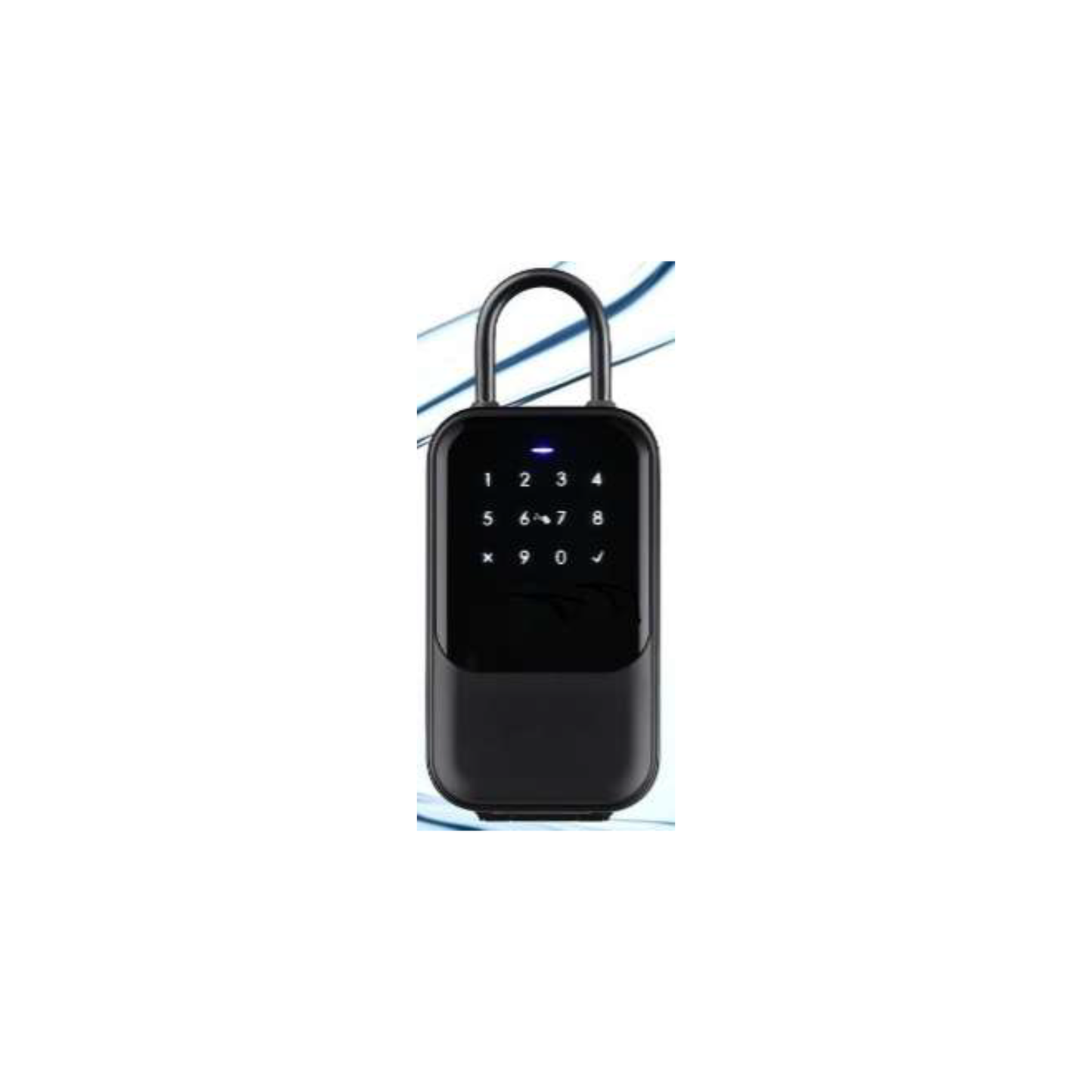 Smart Key Safe with hanging shackle - portable lockbox