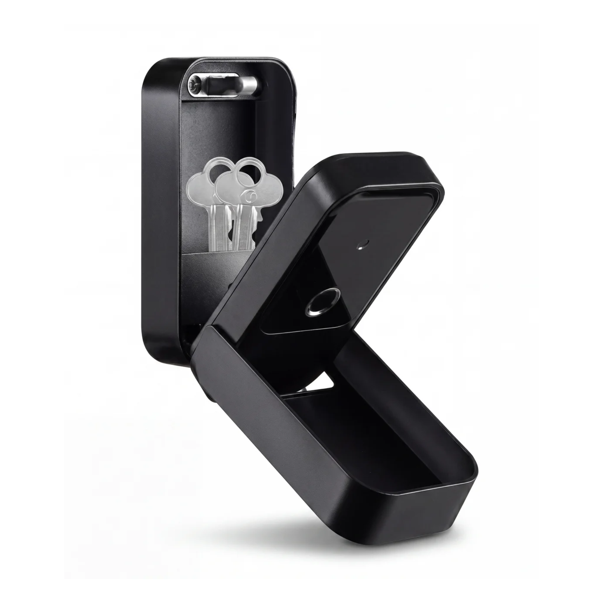 Smart Key Safe - mounted view with weatherproof housing