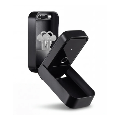 Smart Key Safe - mounted view with weatherproof housing