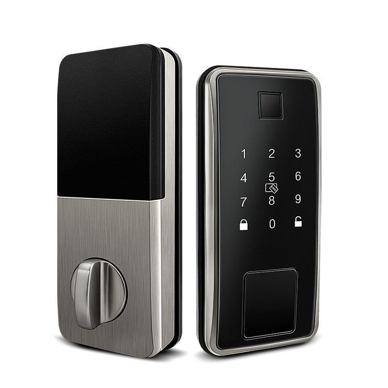 Smart WiFi Deadbolt in brushed nickel