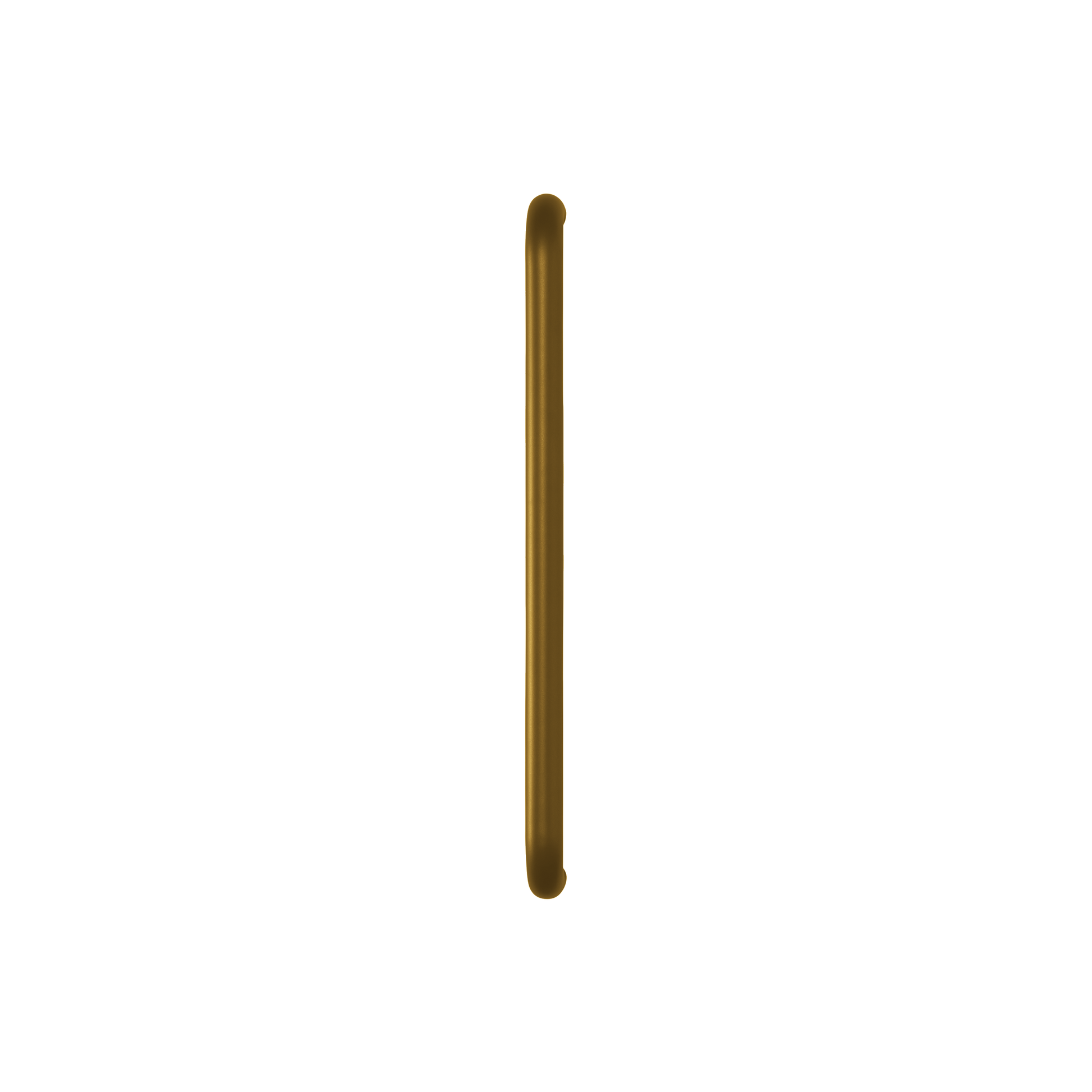 Straight D-Pull Handle in brass