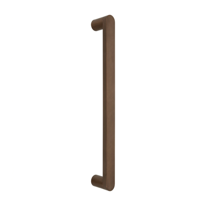 Cascade Bar pull handle in bronze-finished solid brass