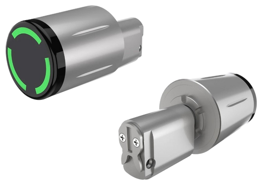 KS 570 Smart Oval Cylinder, reader end and the inside turn
