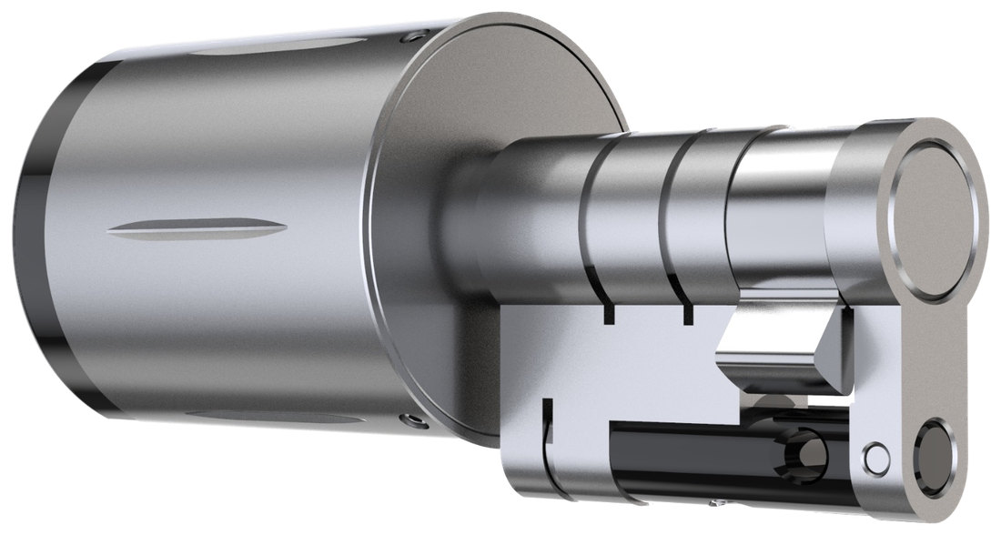 KS-EH35 Smart Half Euro Cylinder, reader end and cam