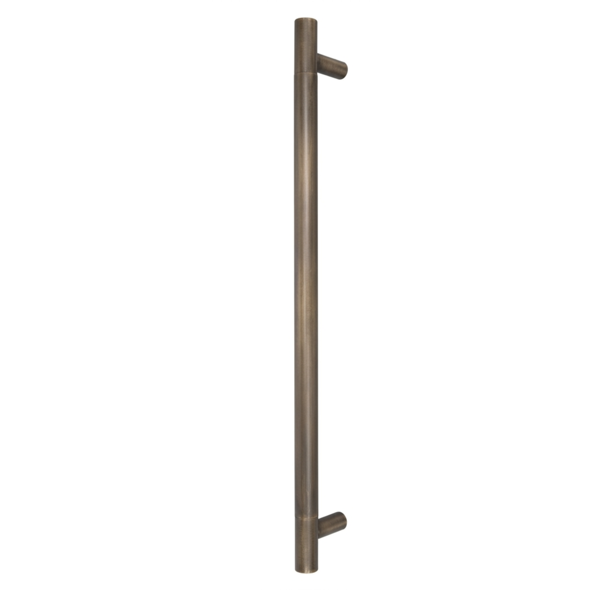 Round Tubular pull handle 32mm in tubular brass with a bronze finish