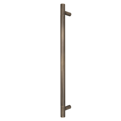 Round Tubular pull handle 32mm in tubular brass with a bronze finish