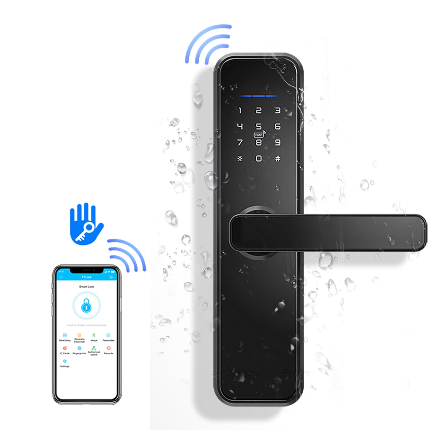 KS250 with TTLock app and IP65 waterproof rating