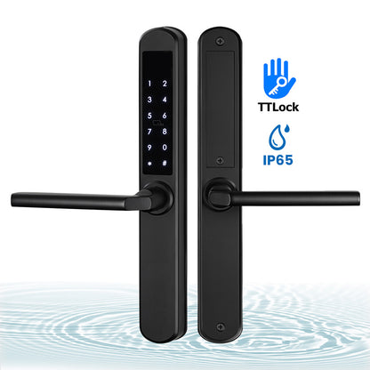 KS300 Smart Lock in matte black with TTLock and IP65 rating