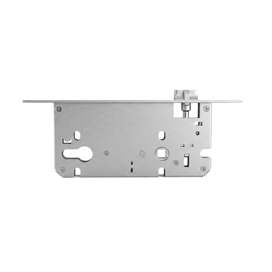 Standard mortice lock case for hinged doors