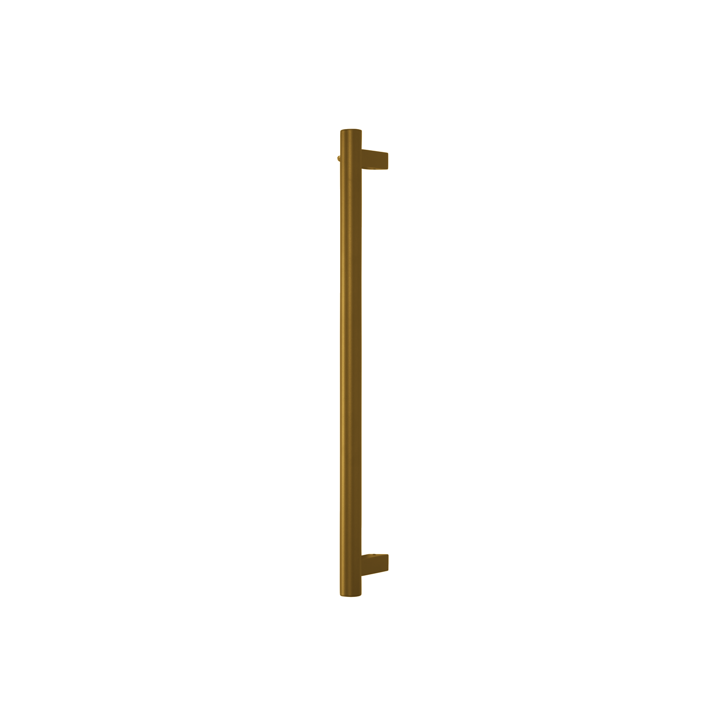 Round Offset-Leg Pull Handle in brass