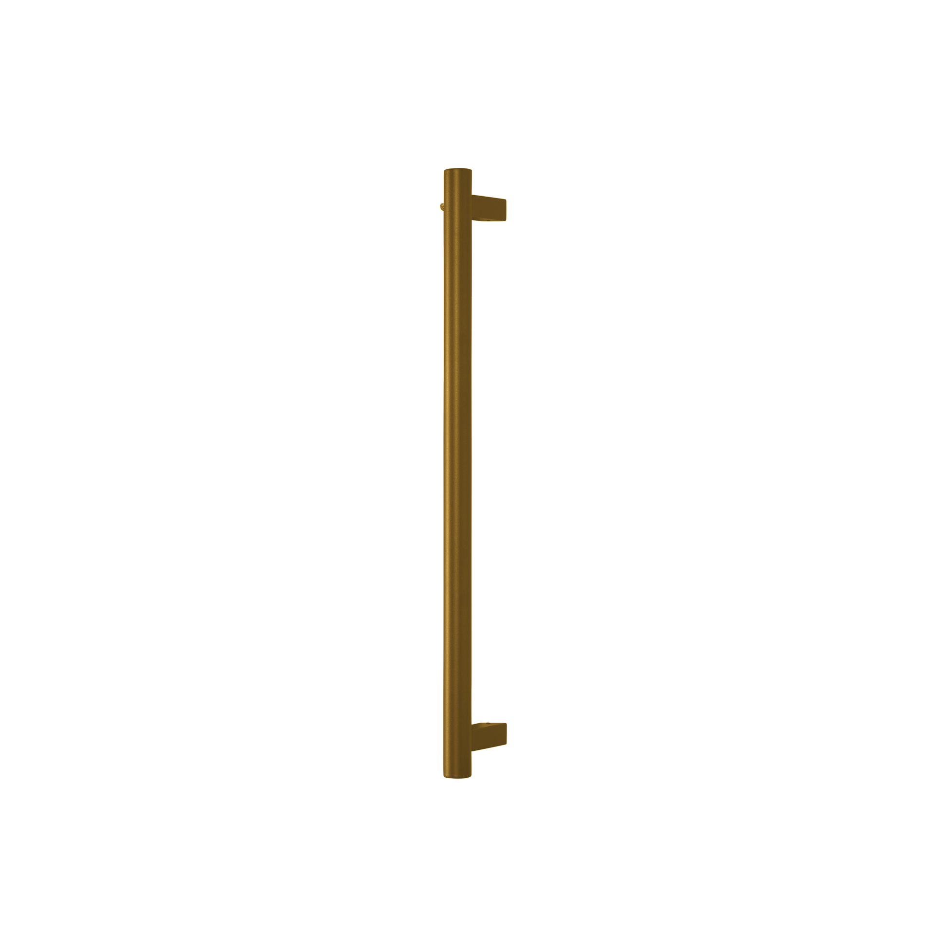 Round Offset-Leg Pull Handle in brass