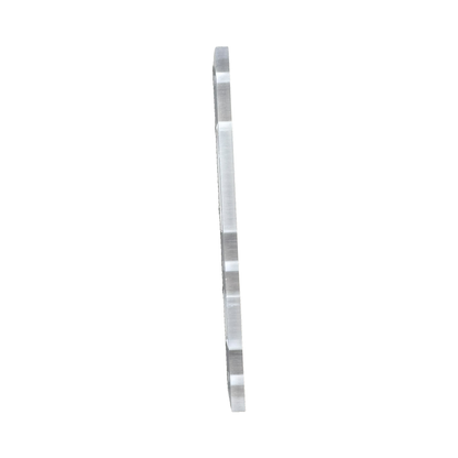 Aluminium Packer Kit - edge on, showing packer thickness