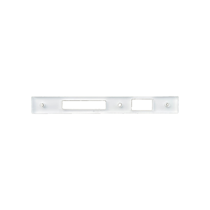 Aluminium Packer Kit - clear acrylic packer, face on