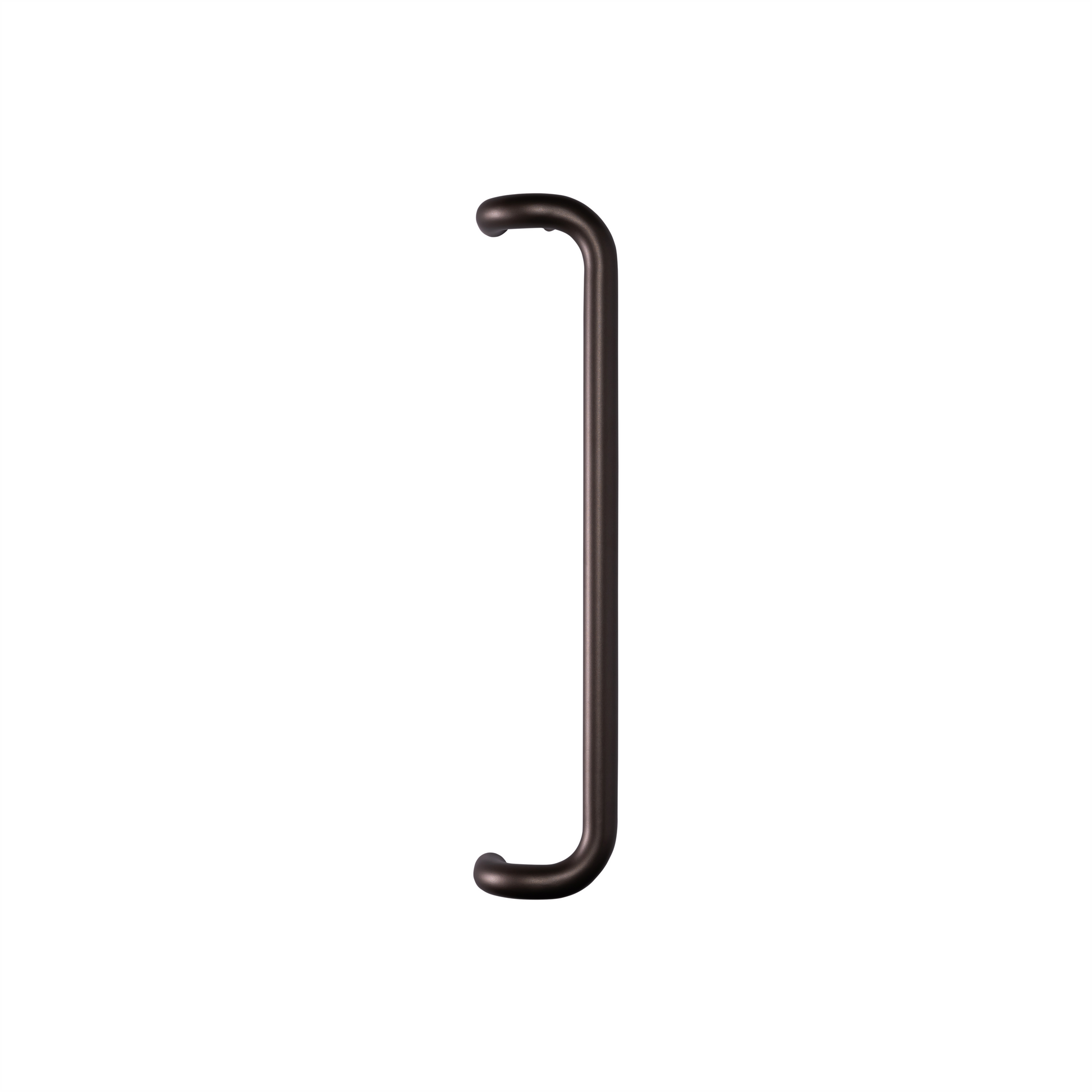Round Offset Pull Handle in bronze