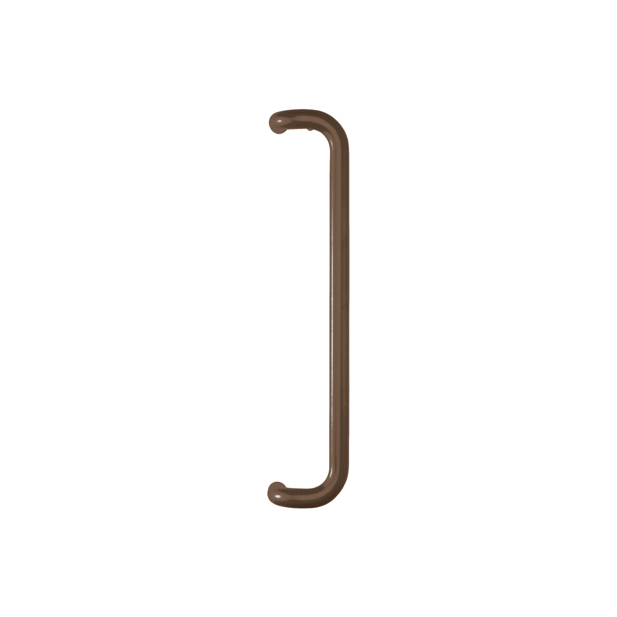 Round Offset Pull Handle in bronze