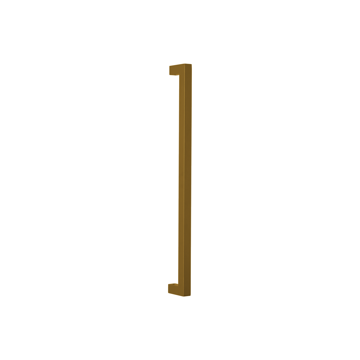 Straight Square Pull Handle in brass